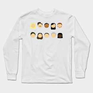 Parks & Rec Cast Long Sleeve T-Shirt